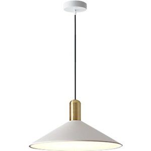 KCO Lighting Modern Cone Pendant Lighting Kitchen Island (White)